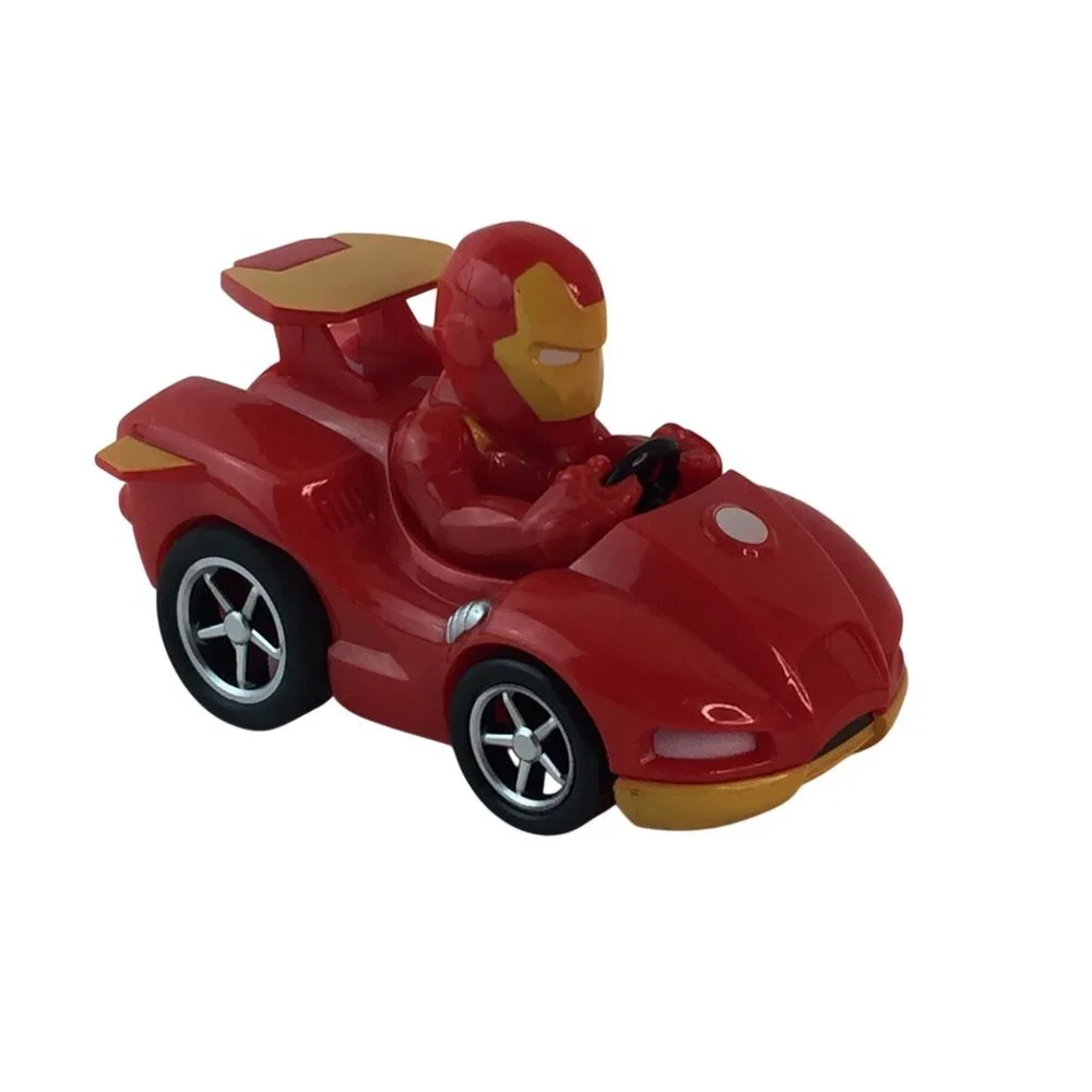 Marvel Jam'n Action‎ Pullback Toy Car Avengers Lot Iron Man Hulk Captain America